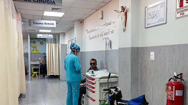 Servicios y equipamiento médico de Clínica Ortega, Huancayo